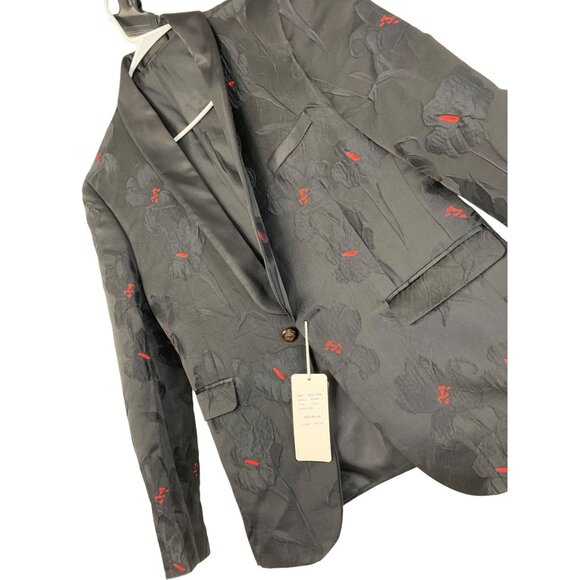 Kowaun Keenly Mens Black Tux Suit Seperate Jacket Prom Formal 40L 8691 NWT - Picture 1 of 9